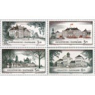 VAR2/S Dinamarca Denmark Nº 1076/79 1994 Residencias reales danensas Lujo VAR2/S Dinamarca Denmark Nº 1076/79 1994 Residencias reales danensas Lujo