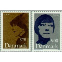 Dinamarca - 1128/29 - 1996 Europa Mujeres célebres Lujo
