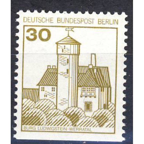  Alemania Berlín -  498b - 1977 DEUTSCHE Castillos Lujo