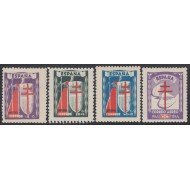 España Spain 970/73 1943 Pro Tuberculosos MNH España Spain 970/73 1943 Pro Tuberculosos MNH