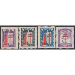 España Spain 970/73 1943 Pro Tuberculosos MNH España Spain 970/73 1943 Pro Tuberculosos MNH