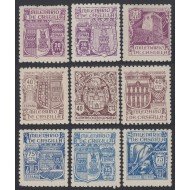 España Spain 974/82 1944 Milenario de Castilla MNH España Spain 974/82 1944 Milenario de Castilla MNH