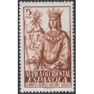 África Occidental Española 2 1949 Día del Sello MNH África Occidental Española 2 1949 Día del Sello MNH
