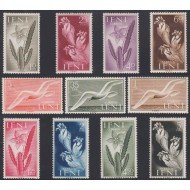 Ifni 103/13 1954 Aves y Flora Bird MNH Ifni 103/13 1954 Aves y Flora Bird MNH