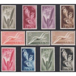 Ifni 103/13 1954 Aves y Flora Bird MNH Ifni 103/13 1954 Aves y Flora Bird MNH