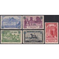 Marruecos Morocco 162/66 1936 Paisajes Landscapes MNH 