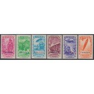 Tanger B - 17/22 1941 Beneficencia Historia correo Caballo avión Horse plane MNH Tanger B - 17/22 1941 Beneficencia Historia correo Caballo avión Horse plane MNH