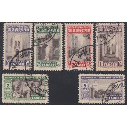 Tanger  B - 35/40 1946 Beneficencia Huérfanos Telégrafos Usados  