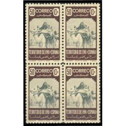 Ifni 36 Bl.4 1947 Fauna Camello Camel MNH 