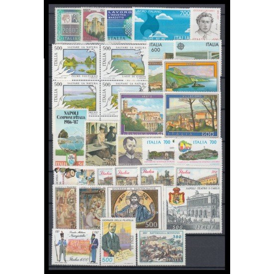 ITALIA 1987 AÑO COMPLETO