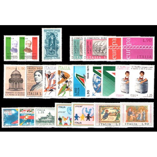 ITALIA 1971 AÑO COMPLETO