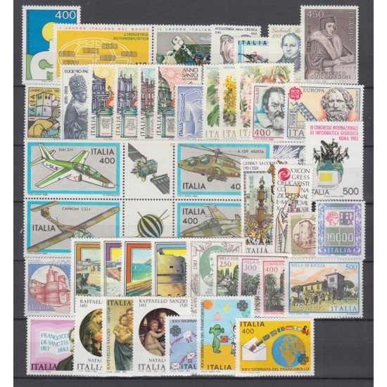 ITALIA 1983 AÑO COMPLETO MNH ITALIA 1983 AÑO COMPLETO MNH