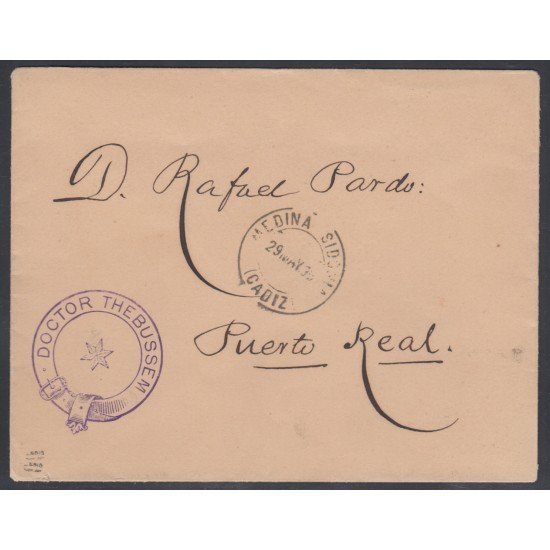 España Spain 6 1890 FQ Dr. Thebussem en Carta