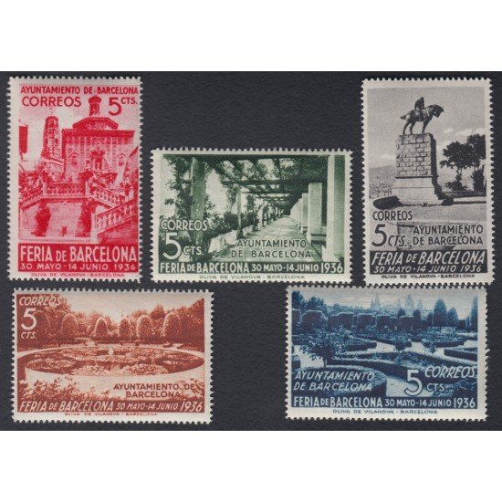 Barcelona 14/18 1936 Feria de Muestras  MNH