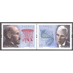España Spain Emisión conjunta 2003 Suecia-España Ramón y Cajal MNH