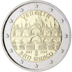 Italia 2017 2 € euros conmemorativos Basílica de San Marcos Italia 2017 2 € euros conmemorativos Basílica de San Marcos