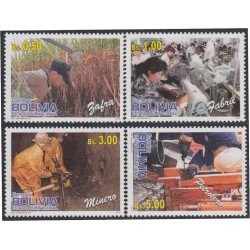 Bolivia 1444/47 2011 Artesanías Crafts MNH Bolivia 1444/47 2011 Artesanías Crafts MNH