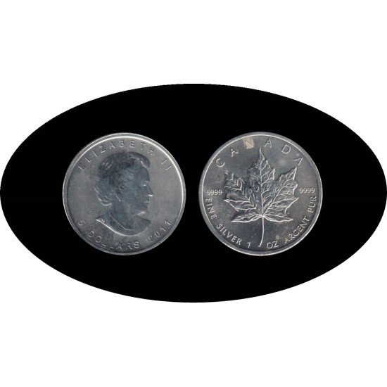 Canadá Canada 1 OZ onza 2011 Maple Leaf Elisabeth II 5$ Plata Ag Canadá Canada 1 OZ onza 2011 Maple Leaf Elisabeth II 5$ Plata Ag