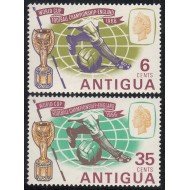 Antigua nº 154/55 Copa mundial Fútbol Inglaterra MNH Antigua nº 154/55 Copa mundial Fútbol Inglaterra MNH