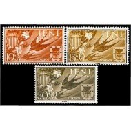 Ifni 142/44 1958 Ayuda a Valencia Escudos Coats MNH Ifni 142/44 1958 Ayuda a Valencia Escudos Coats MNH