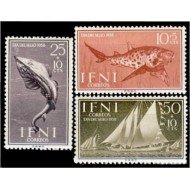 Ifni 149/51 1958 Día de Sello Fauna Barcos de pesca MNH Ifni 149/51 1958 Día de Sello Fauna Barcos de pesca MNH