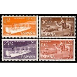 Ifni 183/86 1961  Día del Sello Transportes MNH 