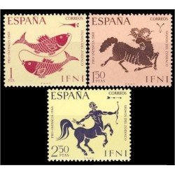 Ifni 233/35 1968  Pro infancia Signos del Zodiaco MNH