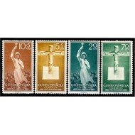 Guinea Española 384/87 1958 Pro indígenas Misionero-Crucifijo MNH Guinea Española 384/87 1958 Pro indígenas Misionero-Crucifijo MNH