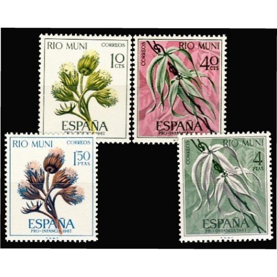 Rio Muni 76/79 1967 Flora MNH 