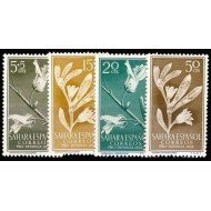 Sahara 126/29 1956 Pro infancia Flora MNH Sahara 126/29 1956 Pro infancia Flora MNH