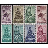 Sahara 228/35 1964 Músicos indígena Musicians MNH Sahara 228/35 1964 Músicos indígena Musicians MNH