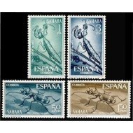 Sahara 242/45 1965 Pro infancia Fauna (insectos ) Insects MNH Sahara 242/45 1965 Pro infancia Fauna (insectos ) Insects MNH