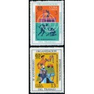 VAR1 Cuba  Nº 1282/83  OIT , lujo