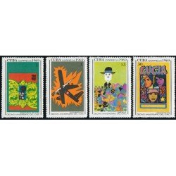 Cuba Nº 1301/04 1969 Cine MNH Cuba Nº 1301/04 1969 Cine MNH