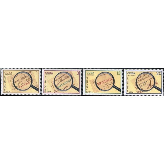VAR1/S Cuba  Nº 1763/66  Día del Sello, lujo  MNH