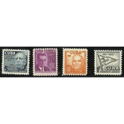 MI1/VAR3 Cuba A- 90/93 1953 Miguel Coyula Antonio Guinard Gregorio Hernández MNH MI1/VAR3 Cuba A- 90/93 1953 Miguel Coyula Antonio Guinard Gregorio Hernández MNH