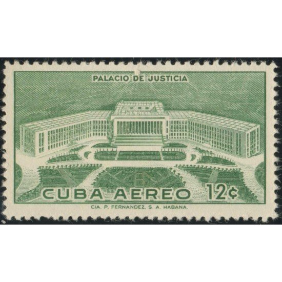 VAR2 Cuba A- 164 1957 Palacio de Justicia MNH VAR2 Cuba A- 164 1957 Palacio de Justicia MNH