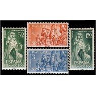 Fernando Poo 235/38 1964 Día del Sello Los Reyes Magos MNH Fernando Poo 235/38 1964 Día del Sello Los Reyes Magos MNH