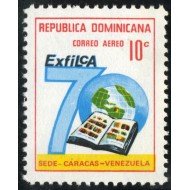 VAR1/S Rep. Dominicana A- 222 1970  Exfilca MNH