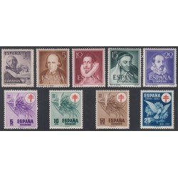 España Spain Año Completo Year Complete 1950 ( sin 1075/82, 1083, 1083A/B ) MNH