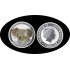 Australia 1 OZ onza 2014 Koala 1$ Baño de oro Plata Ag