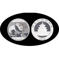 China 1 OZ onza 2016 Oso Panda 10 yens Plata Ag China 1 OZ onza 2016 Oso Panda 10 yens Plata Ag