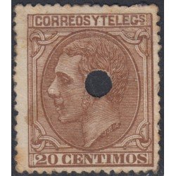 España Spain Telégrafos 203T 1879 MH