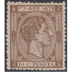 Puerto Rico 19 1878 Alfonso XII MH