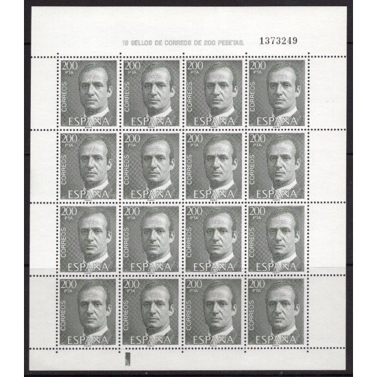 España Spain Minipliego 1B 1981 Juan Carlos I 200 ptas España Spain Minipliego 1B 1981 Juan Carlos I 200 ptas