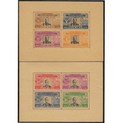 Nicaragua HB 35a/36a 1938 variedad sellos efígie inversa MNH Nicaragua HB 35a/36a 1938 variedad sellos efígie inversa MNH