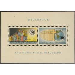 Nicaragua HB 95 1961 Año Mundial del Refugiado MNH Nicaragua HB 95 1961 Año Mundial del Refugiado MNH