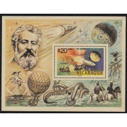 Nicaragua HB 140 1978 150 Aniversario del nacimiento de Julio Verne MNH Nicaragua HB 140 1978 150 Aniversario del nacimiento de Julio Verne MNH