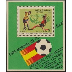 Nicaragua HB 146 1981 España 82 Copa del mundo de Fútbol MNH Nicaragua HB 146 1981 España 82 Copa del mundo de Fútbol MNH