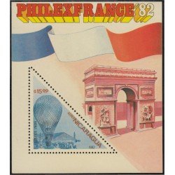 Nicaragua HB 151 1982 Filexfrance 82 Exposición Filatélica Internacional MNH Nicaragua HB 151 1982 Filexfrance 82 Exposición Filatélica Internacional MNH